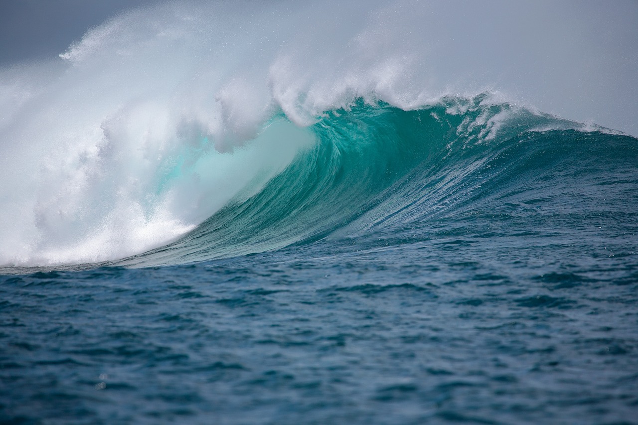 sea, wave, splash, big wave, ocean, nature, water, indian ocean, seascape